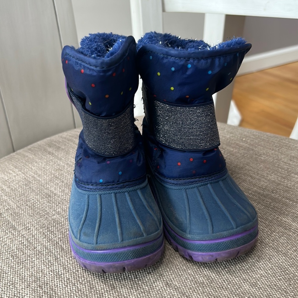 Thermolite girls snow boots toddler size 7